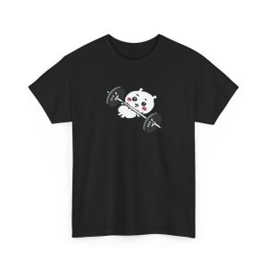 Chiikawa Oversized T-shirt | Chiikawa Apparel | Anime T-Shirt Short Sleeve Cat Tee Shirt Sweatshirt Cosplay Costume Metal Theme