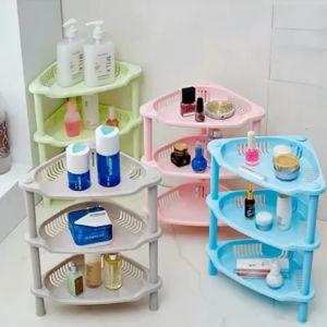 Kệ Góc Nhà Tắm / Kệ Nhựa Góc 3 Tầng Hình Tam Giác Tiện Dụng Nhiều Màu KN01