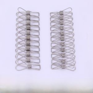 Kẹp Quần Áo Bằng Thép Không Gỉ Cỡ Lớn Chống Gió Kẹp Quần Áo Kẹp Quần Áo Phẳng Kẹp Quần Áo Tròn Chăm Sóc Quần Áo Trung Quốc Đại Lục Ben Ben Goose