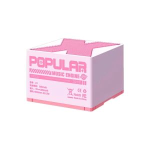 ลำโพงบลูทูธขนาดเล็ก ลำโพงไร้สาย ไฟ LED รูปทรงแตก รองรับการ์ด SD และ USB ซับวูฟเฟอร์แบบพกพา เล่นเพลง MP3 สำหรับคอมพิวเตอร์และโทรศัพท์มือถือ