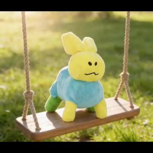 Forsaken Gubby Plush Noob Plush Toys Forsaken Chance Game Stuffed Animals Bunny Modle Doll Toys for Kids Birthday Gift Getaway