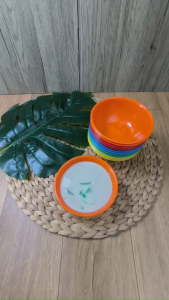 Mangkok Plastik Uk. M Isi 12 pcs / Mangkok Sayur / Mangkok Sambal