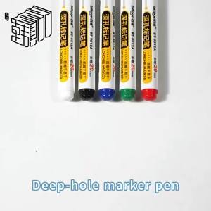 New 72 Hours Deep Reach Marker Waterproof Construction Pen Long Nip Drill Markers Colorful Waterproof Carpenter Pens