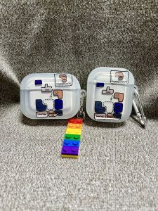 Block Type Protective Case for Airpods pro 3 Airpods 4 Apple Earphone Protective Cover Airpods pro 2 Generation Three Four Generations Airpods Bluetooth Protective Earphone Case