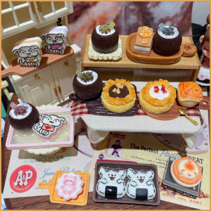 Mô Hình Sữa Chua Gelatine Bánh Quy Nướng Dừa Bánh Kem Súp Đồ Chơi Trưng Bày Trang Trí Phụ Kiện DIY Đồ Chơi Mô Hình Bàn Chơi