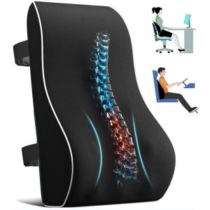 Bông hoạt tính tựa lưng ô tô hỗ trợ trở lại hỗ trợ Ergonomic tựa lưng Đệm Tấm tựa lưng cho ghế văn phòng
