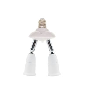 JOYINLED Universal E27 To E27 Lengthened Lamp Holder 180 Degree Rotation Tube LED Light Bulb Extension Lamp Holder Head Socket
