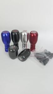 Nút Cần Số Tay 95mm Đa Năng 5/6 Cấp Hợp Kim Nhôm Tương Thích Với Bộ Chuyển Đổi - Màu Đen Bạc Đỏ Xanh Dương Carbon