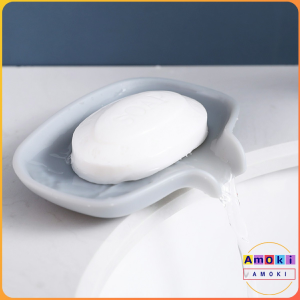 Silicone Soap Dish Soap Holder Soap Tray Non-slip and Flexible for Bathroom