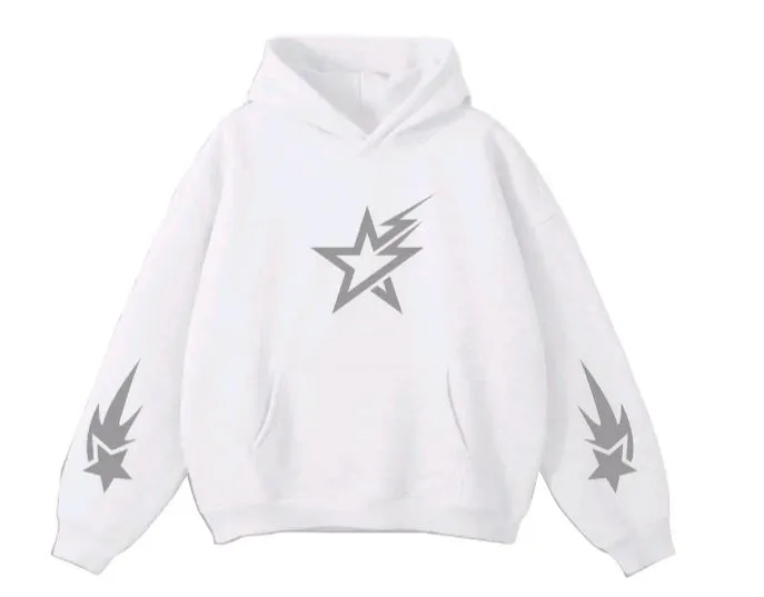 SWEATER HOODIE BOXY SABLON REFLEKTIF LOGO BINTANG OVERSIZE UNISEX COD Sweater Hoodie Lengan Panjang Polyester - Lazada | Lazada Indonesia