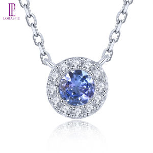 Lohaspie Đồ Trang Sức Bất Rắn Sterling Bạc 925 Mặt Dây Chuyền Ban Đầu Tự Nhiên Tanzanite Aquamarine Mặt dây chuyền đá mắt mèo Aquamarine 925 Sterling Mặt dây chuyền bằng bạc Mặt dây chuyền đá mắt mèo Cho trang sức nữ