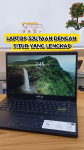 Asus E410KA-PM464 [Intel Pentium Silver N6000 | 4GB | 64GB Emmc + 128 GB SSD | Intel HD Graphics | 14" FHD | Windows 11 Original | Garansi 1 Tahun]