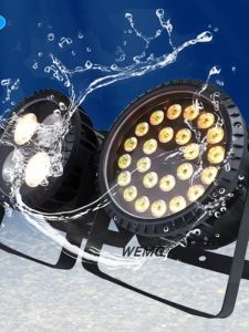 Waterproof LED Par Lights Outdoor Scenic Area Quantitative Coloration Lighting Equipment Full Color Washable Stage Lighting