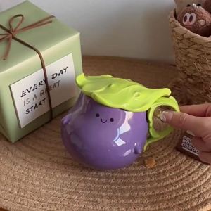 Ceramic Mug with Lid for Home Office
