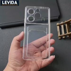Tecno Pova 6 Tecno Pova 6 Pro Case Slot Kartu / Card Case Bening Tecno Pova 6 Tecno Pova 6 Pro