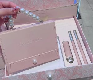 Colorrose Limited Edition Valentines Day Gift Box Eyeshadow Blush Palette Waterproof Long-lasting Pearl Series Makeup Set