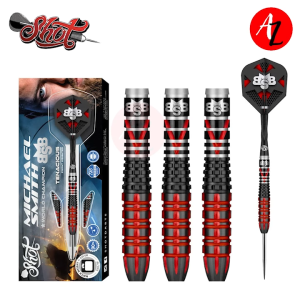 Michael Smith Tenacious Steel Tip Dart Set-90% Tungsten Barrels