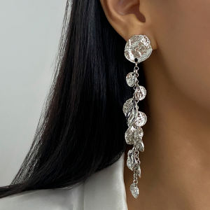 Ingemark 2025 Vintage Exquisite Tassels Drop Earring for Women Fashion Metal Geometric Pendant Earrings Jewelry Gifts
