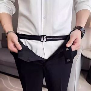 Invisible Shirt Fixing Clip & Adjustable Elastic Waist Belt: A Versatile Fashion Solution