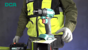 DCA 20V Brushless Cordless 60Nm Powerful Hammer Drill Driver with 13mm Metal Chuck ADJZ2060i [ 2 x 4.0AH Battery ]