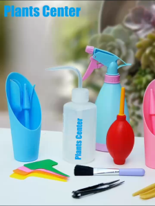 T021 ชุดอุปกรณ์การปลูก ทำสวน 10/15ชิ้นสำหรับต้น ช้อนพลั่ว พลั่วถัง กระบอกรดน้ำ เครื่องย้ายกล้าไม้