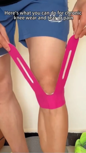 10Pcs Cotton Spandex Kinesiology Tape 4 Colors Skin Friendly Flexible Muscle Pain Relief Sports