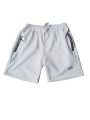 Celana pendek olahraga gym running Atlet putih. 