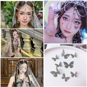 Butterfly Sticker Accessories: Bright Diamond Tear & Eye Corner Makeup