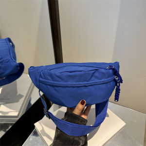 Casual Canvas Crossbody Bag Womens Sport Fitness Sling Bag Small Square Bag No Brand Registered Trademark Style Sewing Line