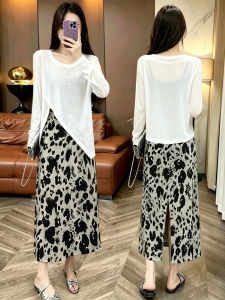 XUNYI | Áo Blouse Mỏng Thoáng Hơi Thiết Kế Bất Quy Tắc Mát Lạnh cho Mùa Hè