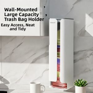 MOMIAN | Wall-Mounted Large Capacity Trash Bag Dispenser