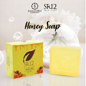 SR12 Honey Herbal Soap Sabun Muka Kulit Kering Pembersih Wajah Dengan Ekstrak Madu Boleh Untuk Badan Cocok Bagi Anak Remaja Hingga Dewasa Cewek Atau Cowok Melembabkan Mencerahkan Mengatasi Jerawat