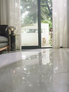 Máy lau nhà tự động giặt vắt khô phun sương cao cấp không dây đa năng QUANG LONG Pin 2500mAh sử dụng 60p