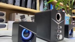 Kisonli Speaker Multimedia Aktif 2.1 Stereo Music Box Subwoofer  USB U3100 - Black