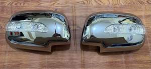 SIDE MIRROR CHROME COVER WITH LIGHT TOYOTA FORTUNER 2005 2006 2007 2008 2009 2010 2011 2012 2013 2014 2015