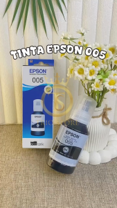 Tinta Epson 005 Black Untuk Printer Epson EcoTank L7180 L7160 L7188 M3180 M3170 M2170 M2140 M1180 M1170 M1140 M1120 M1100