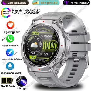 Đồng Hồ Thông Minh T-Rex 3 GPS 5ATM IP69K Chức Năng Theo Dõi Thể Thao Quân Sự Chống Nước Với Chức Năng Gọi Điện Đo Độ Cao Dành Cho Nam Và Nữ