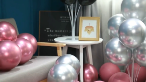 10 Inches 100pcs Chrome Metallic Latex Balloons Colorful Party Balloons for Birthday Party Wedding Christmas Decoration