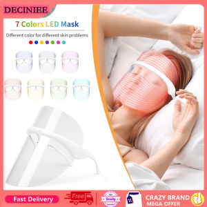 DECINIEE 7 Color LED Face Masks: Wrinkle Rejuvenation & Phototherapy Devices