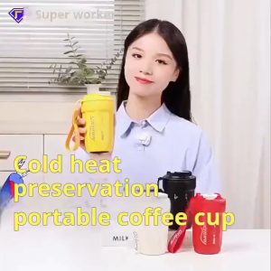 (MY local delivery)316 Stainless Steel Insulated Coffee Cup - Outdoor & Car Cup for Men/Women/Students Stylish Gift