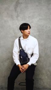 Tas selempang pria slingbag distro keren waterproof terbaru / LBANAVY