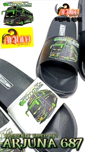 Sandal Selop Anak Bus Mania Viral NABILLA QQ TRANS Bahan Karet Empuk & Ringan - ARJUNA 687