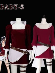 One Piece Anime Cosplay Costume Set Sailor Suit Killer Halloween Role-playing Womens Uniform Outfit Baby-5 Cosplay Wardrobe