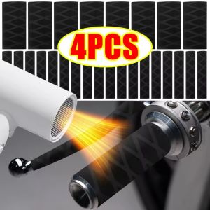 ยางกันลื่นสำหรับมอเตอร์ไซค์ทั่วไป4ชิ้นอุปกรณ์ที่ครอบคันโยกแขนจับแฮนด์จักรยานไฟฟ้าสำหรับมอเตอร์ไซค์สกู๊ตเตอร์