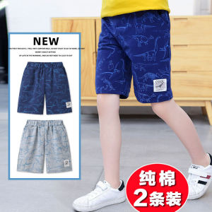 Boys Short Pants 2025 New Summer Childrens Clothing Baby Five-Part Pants Medium Large Childrens Thin Sports Mid-Calf Pants Outdoor Wear