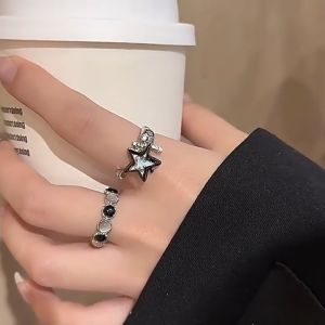 **【Pharaoh🎀COD】Cincin Bintang Batu Mata Kucing & Cincin Kepribadian Fashion**