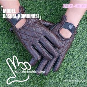 Sarung Tangan Motor Kulit Pria Dewasa Safety