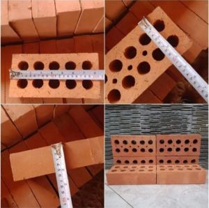 bata ekpose merah tanah liat warna natural Hiasan dinding Dekorasi rumah mininum pembelian 5 rbu pcs