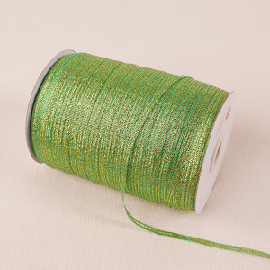 10meters 3mm Gold Silver Glitter Silk Satin Ribbon Party Home Wedding Decoration Gift Wrapping Christmas Halloween DIY Material