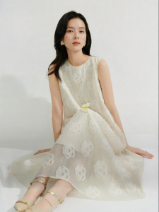 INMAN | Womens Plant Print Dress
